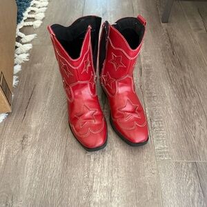 Zara Kids Red Star Boots